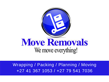 Move Removal  - Move Removal  will move you safely from A to B.  We provide residential and commercial moving services both domestic and nationally across the entire South Africa.  We'll move you fast - at a very affordable rate.